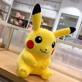 Japonija Pokemons Pliušinis Žaislas Pikachued Peluche Įdaryti Lėlė Su Žyma Charmander Squirtle Bulbasaur Eevee Anime Dovana Vaikas