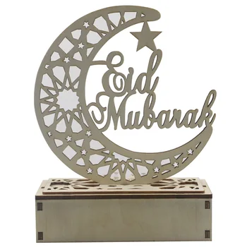Mediniai LED Šviesos Eid Apdailos Pagalbos Moubarak Ramadanas Kareem Islamo Musulmonų Kambarį Naktį Eid Mubarakas Apdaila