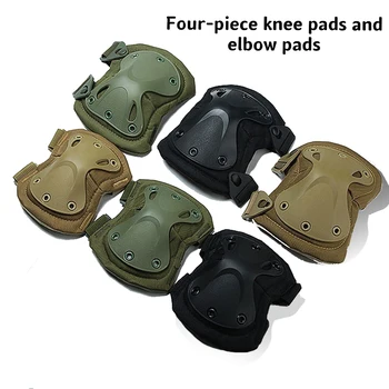 Taktinio mokymo antkelius alkūnės pagalvėlės karinės antkelius alkūnės pagalvėlės nustatyti lauko jojimo sporto laipiojimo čiuožimo apsauginius mechanizmus
