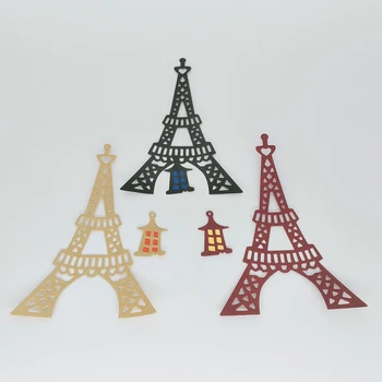Trikampis bokštas Eifelio bokšto siena lempos, metalo pjovimo peilis pelėsių, dekoratyvinė drožyba, užrašų knygelė, nuotraukų albumas