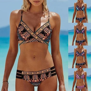 2021 Seksualus Tvarstis Biquini String Strappy Plaukti Dėvėti Maudymosi Kostiumas Swimsuit Paplūdimio Maudymosi Kostiumėliai Moterims, Brazilijos Bikini