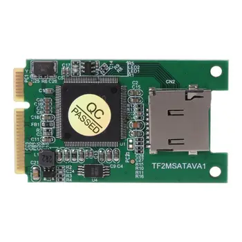 TF Kortelę į Mini PCI-E mSATA SSD Kietojo Disko Adapteris Keitiklis PC Kompiuteris, Nešiojamas Priedai
