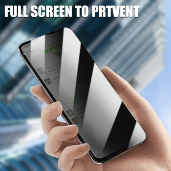 Anti-Privatumo Grūdintas Stiklas Anti Spy Peeping Screen Protector Filmas Xiaomi Mi 11X 11 11i 9T 9 10 10T Lite Pro SE A2 Dangtis