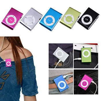 MP3 Music Media Player Universalus Nešiojamas Mini Įrašą USB Be Ekrano Paramos Micro SD TF Kortele, Walkman Muzikos, žaisti Su FM