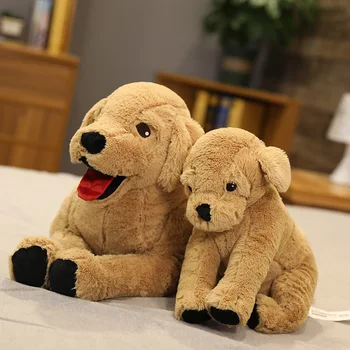 Mielas Šuo Gyvenime, Pavyzdžiui, Labradoro Šuniukas Įdaryti Realiame Gyvenime Gyvūnų Gulėjimo Padėtis Šuo Pagalvę Minkštas Pliušinis Žaislas, Lėlė