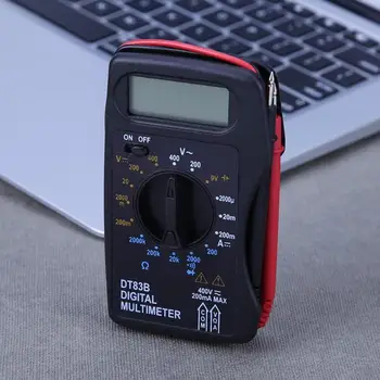 Kišeninis Skaitmeninis Multimetras 1999 Skaičiuoja Mini Nešiojamieji Ammeter Voltmeter Srovė Omo Metrų Baterijos Talpa Bandymas