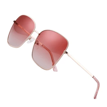 FENCHI Poliarizuoti Akiniai nuo saulės Moterų 2020 M. Derliaus Prekės Aikštė Akiniai Vairavimo Pink akiniai nuo saulės Vyrams ponios oculos de sol feminino