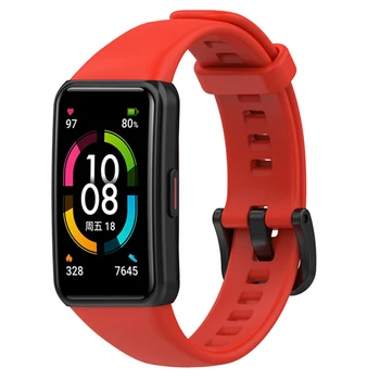 Silikono Dirželis Huawei Honor Band 6 Dirželis Reguliuojamas Smart Watchband Pulsera Correa Pakeitimo Apyrankę, Huawei Juosta 6