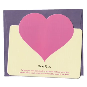 9pcs Kūrybos palaimą puikus 3D širdies kortelių mini kortelės šiltas gimtadienio pranešimą kortelę Valentino diena širdies kortelės