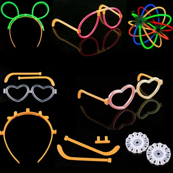 30 rinkinių glow stick reikmenys jungtys Lankelis akinius drugelis Apyrankės, Karoliai Neon Šalies Fluorescencinės Spalvos Kalėdos t78