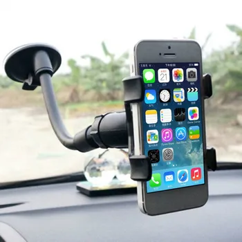 Automobilinis Laikiklis Laikiklis Auto Juodos spalvos galinio vaizdo Veidrodėliai 360 Laipsnių Sukimosi GPS Mobiliojo Telefono Laikiklis Stovėti Xiaomi 