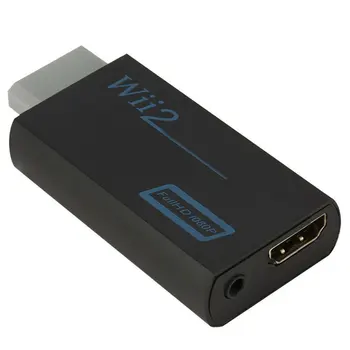 Full HD 1080P Wii su HDMI suderinamus Konverteris Adapteris Wii2HDMI-suderinama Konverteris 3.5 mm Audio PC HDTV Ekranas