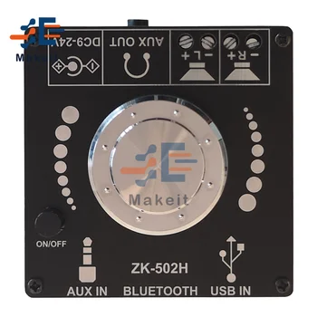 ZK-502H 50WX2 HIFI Bluetooth 5.0 Skaitmeninio Garso Stiprintuvo Galia Valdybos TPA3116D2 50W+50W Dual Channel Stereo Amplificador Modulis
